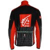 Fietskleding (Fietsshirt Lange Mouw + Lange Koersbroek) Caisse d`Epargne - Rood Zwart Wit
